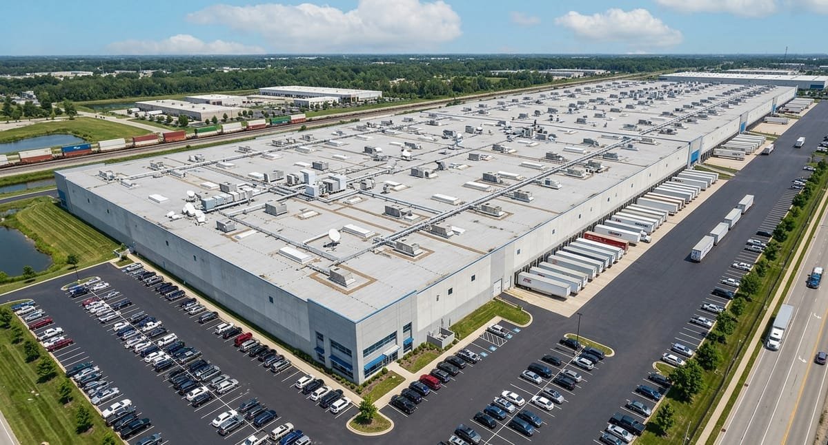 Large Commercial Roof Report — example photo