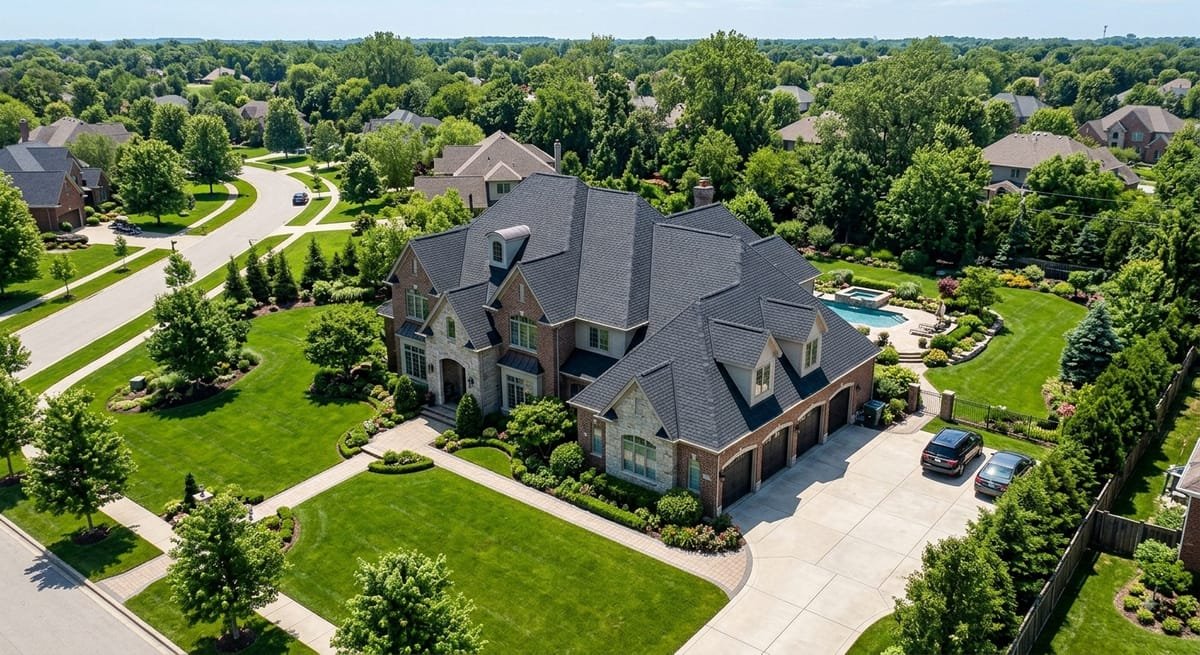 Large Residential Roof Report — example photo